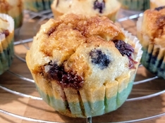 Muffin aux myrtilles