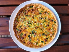 Quiche à la courgette